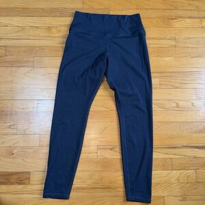 Quince Ultra-Soft High-Rise Legging Heather Navy Leggings L Performance 28"